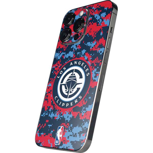 NBA LA Clippers Digi Camo iPhone 16 Pro Skin